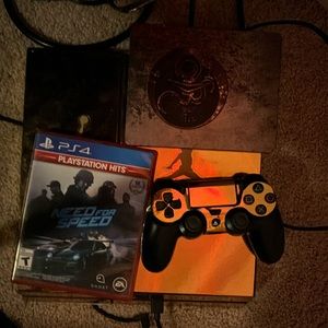 Gold ps4 Gold controller Tomb Raider & Need For Speed “Included”